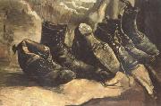 Vincent Van Gogh Three Pairs of Shoes (nn04) china oil painting reproduction